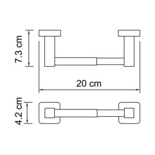 Wasserkraft Lippe K-6522 Держатель туалетной бумаги